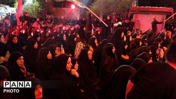 نهمین شب از سوگواره بزرگ محرم در میدان شهید بهشتی پلدختر 