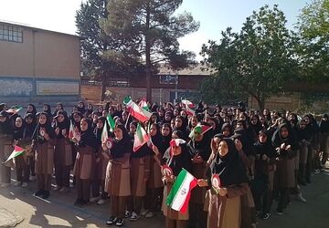 زنگ مهر و مقاومت در مدرسه شاهد الشتر نواخته شد