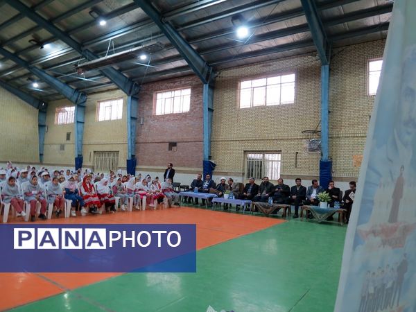 آیین برگزاری زنگ سپاس معلم در مدرسه خانکلابی بجنورد