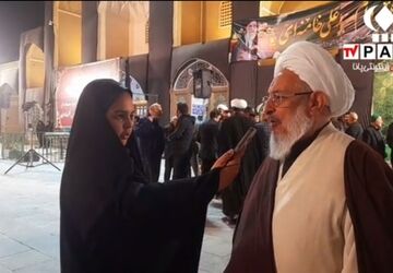 تجمع مردم تفت در عزای  شهید سیدعلی خامنه ای