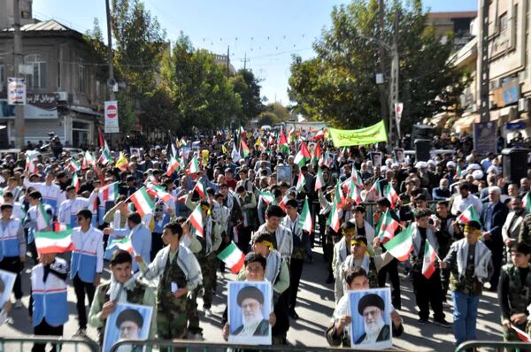 راهپیمایی 13 آبان در کرمانشاه