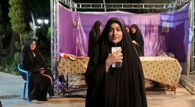 موکب نوجوان مبارز در یزد