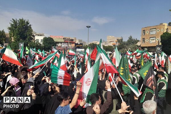اجتماع سراسری «اقتدار ایران سرافراز» جان فدایان امام رضایی شهرستان ورامین