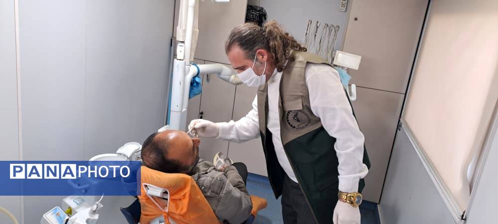 خدمات درمانی رایگان مردم کوهسار توسط گروه جهادی شهدای مدافع سلامت استان البرز 