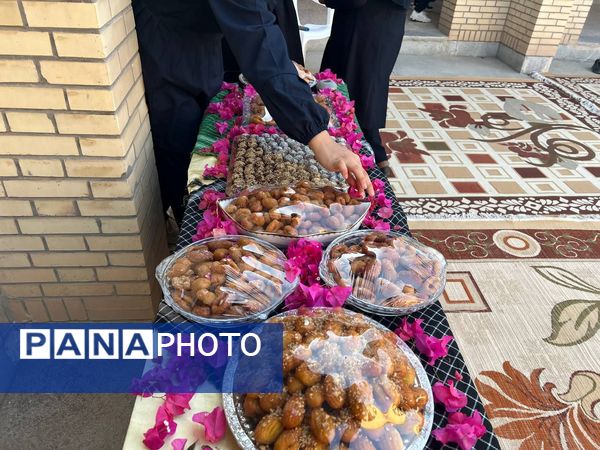 آغاز روز دانش‌آموزان رودخانه با قرائت زیارت عاشورا