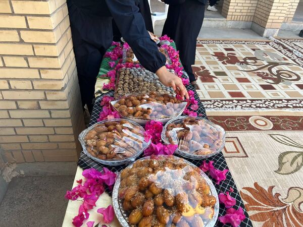 آغاز روز دانش‌آموزان رودخانه با قرائت زیارت عاشورا