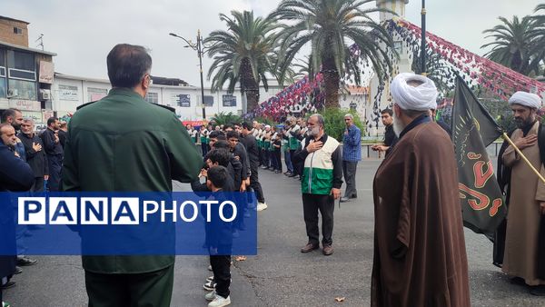 آیین دسته‌روی شهادت امام رضا(ع) در قائمشهر 