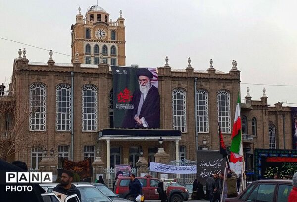 عزاداری خیابانی مردم تبریز 