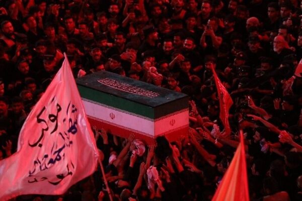 پایان مراسم تشییع پیکر مطهر رهبر شهید در کربلای معلی