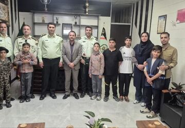 تجلیل از کارمندان نیروی انتظامی شهرستان آباده 