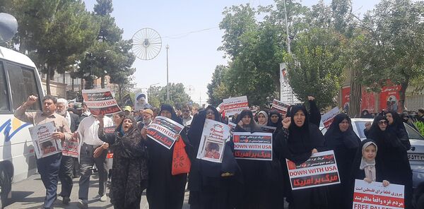 راهپیمایی مردم ولایت‌مدار نیشابور در پی ترور شهید اسماعیل هنیه 