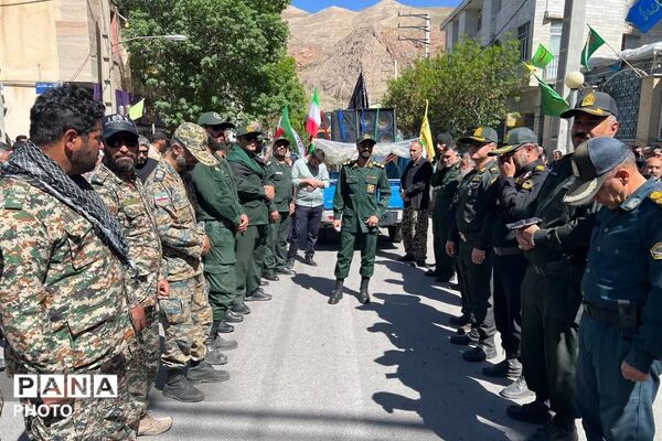 تشییع باشکوه پیکر مطهر شهید والامقام احسان اسفندیار در فیروزکوه