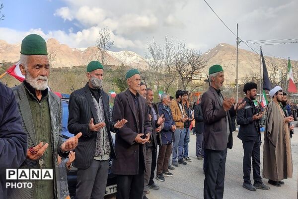 راهپیمایی اربعین شهادت قائد امت در شهر بار نیشابور-۲