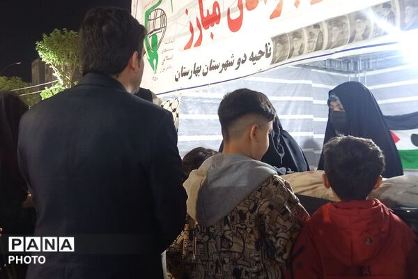 ایستگاه سلامت، بهداشت و تربیت بدنی در تجمعات شبانه نسیم‌شهر