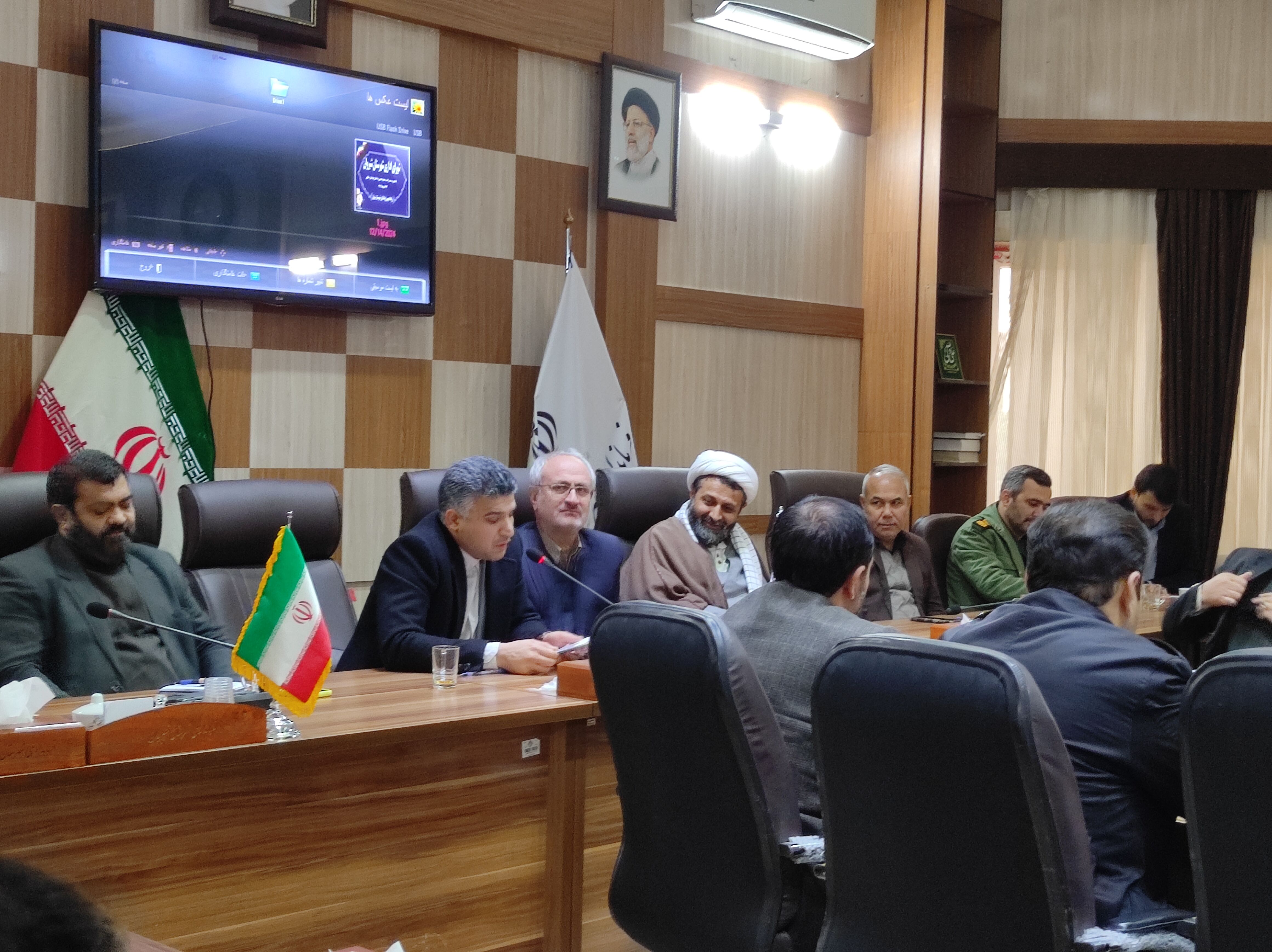 جلسه برنامه‌ریزی شورای اداری شهرستان شیروان با محوریت سفر رئیس جمهوری به خراسان شمالی