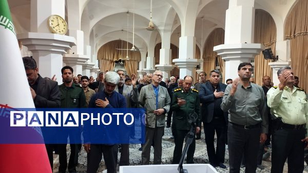 مراسم ترحیم شهید آیت الله رئیسی و همراهانشان در خلیل‌آباد