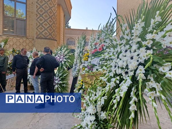 تشییع پیکر زنده یاد جناب سرهنگ حسین بیات مختاری