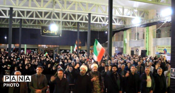 مراسم اربعین رهبر شهید انقلاب اسلامی در مسجد امام حسین (ع) خاتم