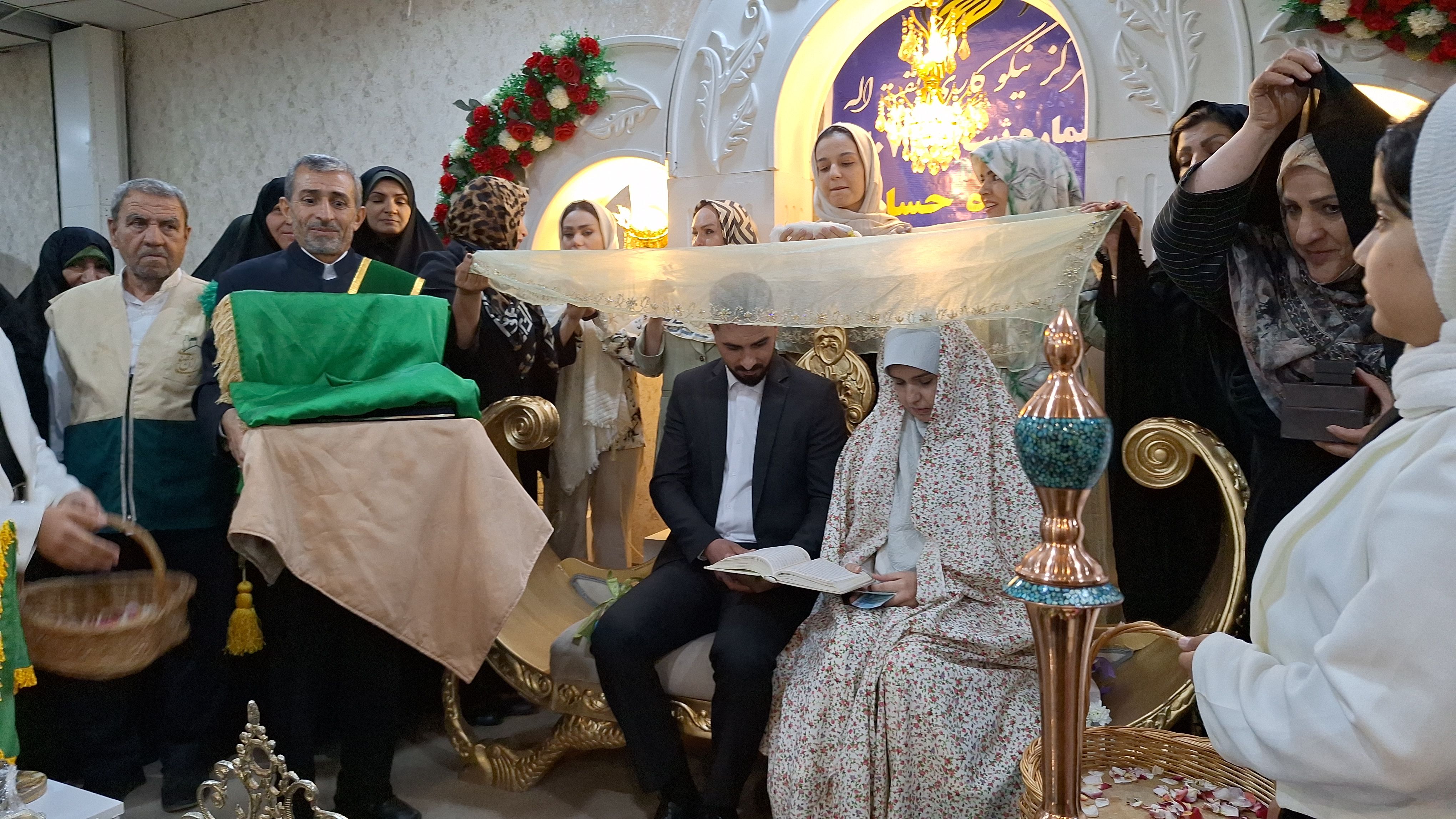 تجلی عشق ۵۵ زوج اصفهانی در سالروز ازدواج حضرت علی (ع ) و حضرت فاطمه زهرا (س)