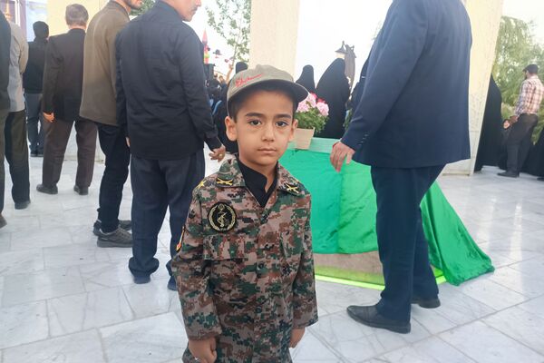 افتتاحیه یادمان شهدای گمنام بوستان ارغوان در نیشابور 