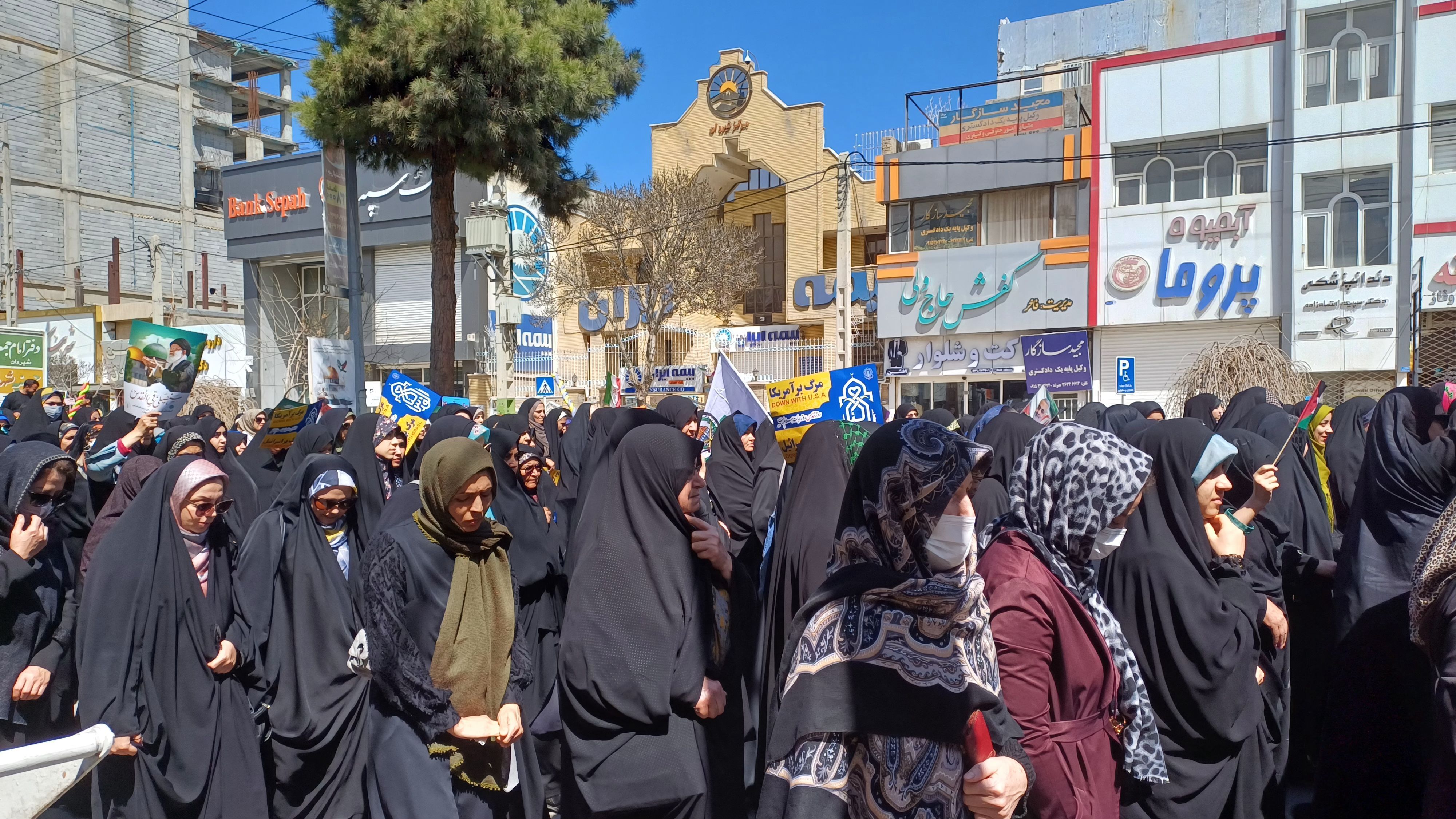 راهپیمایی باشکوه روز قدس در شهرستان گلبهار