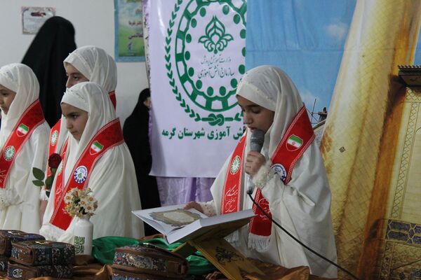 حضور قائم‌مقام سازمان دانش آموزی کشور در جمع پیشتازان معتکف گرمه 