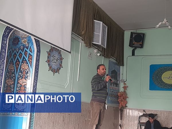 اولین مراسم زیارت عاشورای  دبیرستان شاهد ابوذر غفاری نیشابور به‌مناسبت شهادت شهید سید حسن نصرالله 