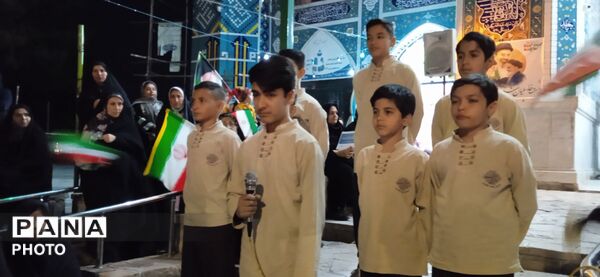 شصت و پنجمین شب از اجتماعات در آرامگاه بانو بی بی شطیطه شهرستان نیشابور