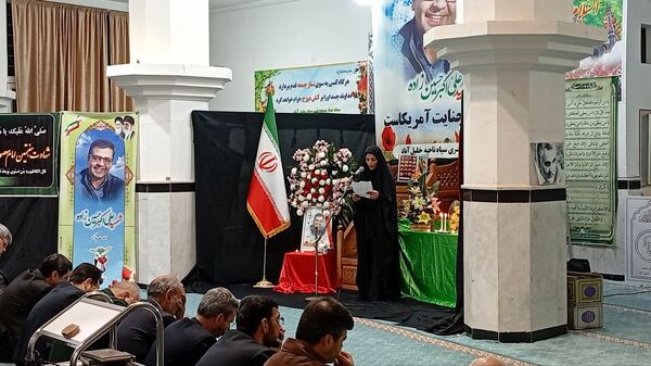 مراسم بزرگداشت شهید علی اکبر حسین زاده  در خلیل آباد