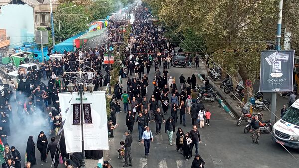 برپایی موکب عشاق الحسین سازمان دانش‌آموزی شهر تهران