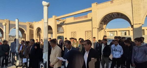 اعزام ۷۷ دانش‌آموز پسر فاریابی به مناطق عملیاتی جنوب کشور
