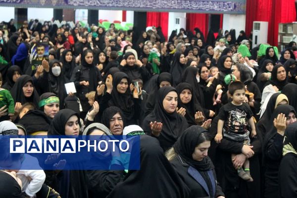 اجتماع بزرگ شیرخوارگان حسینی در حسینیه ثارالله یاسوج