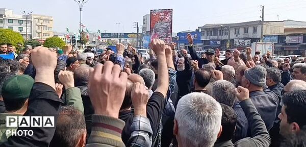 آیین استقبال از پیکر شهید ناو در کردکوی