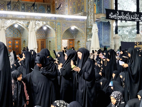 مراسم نخستین شب قدر در حرم حضرت معصومه(س)