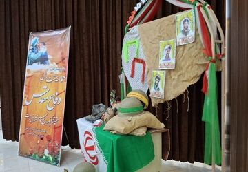 بازدید فرمانده ناحیه مقاومت بسیج میبد از مدرسه نمونه گل‌محمدی