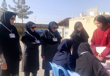 انتخابات شورای دانش آموزی در دبیرستان مهر نیشابور