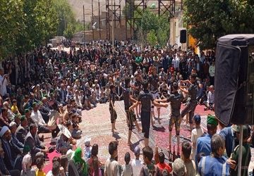 حماسه عید غدیر در شهر دارالسادات  بار