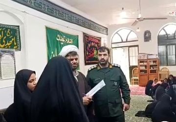 بازدید مسئولان سپاه از کلاس‌های طرح اوقات فراغت جوانه‌های صالحین پایگاه رضوانه 