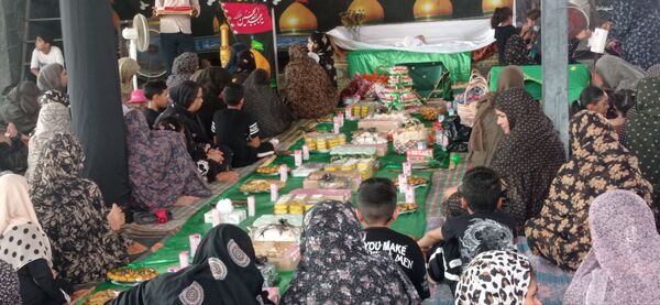 سوگواره شیر خوارگان حسینی در تازیان پایین