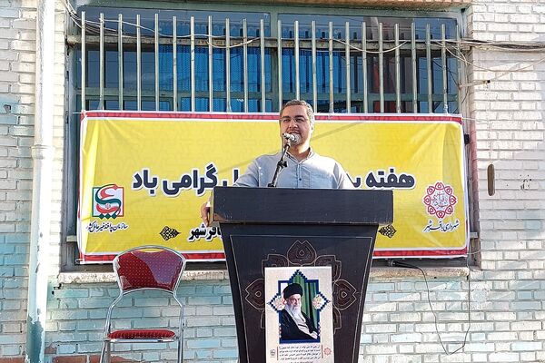 نواختن زنگ پدافند غیرعامل در هنرستان کوثر باقرشهر 