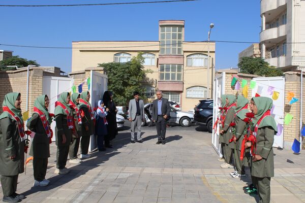 افتتاح سالن ورزشی زنده یاد حاج علی اکبر رخصت در هنرستان کار و دانش فارابی نیشابور