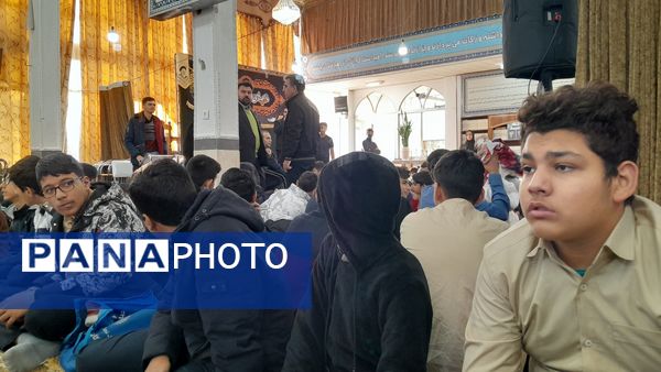 عزاداری شهادت حضرت فاطمه زهرا(س) در دبیرستان ابوریحان یک نیشابور