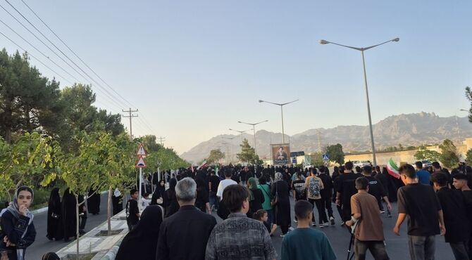 راهپیمایی اربعین امسال با رنگ ملی و  شور انتقام 