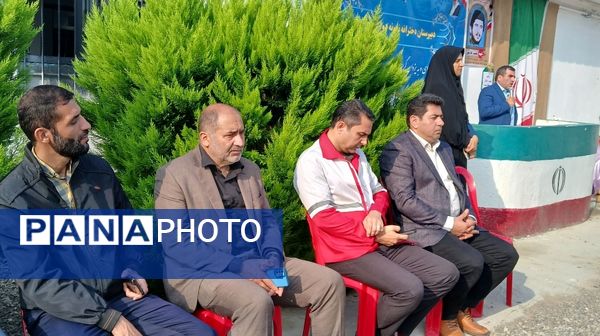 نواختن زنگ مهر و ایثار و مقاومت در دبیرستان نمونه دولتی معرفت