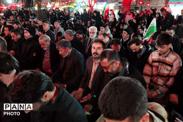 برپایی نماز استغاثه امام زمان (عج) در بهارستان دو
