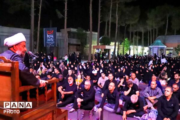 عزاداری شب هفتم محرم در امامزاه عمادالدین رباط‌کریم