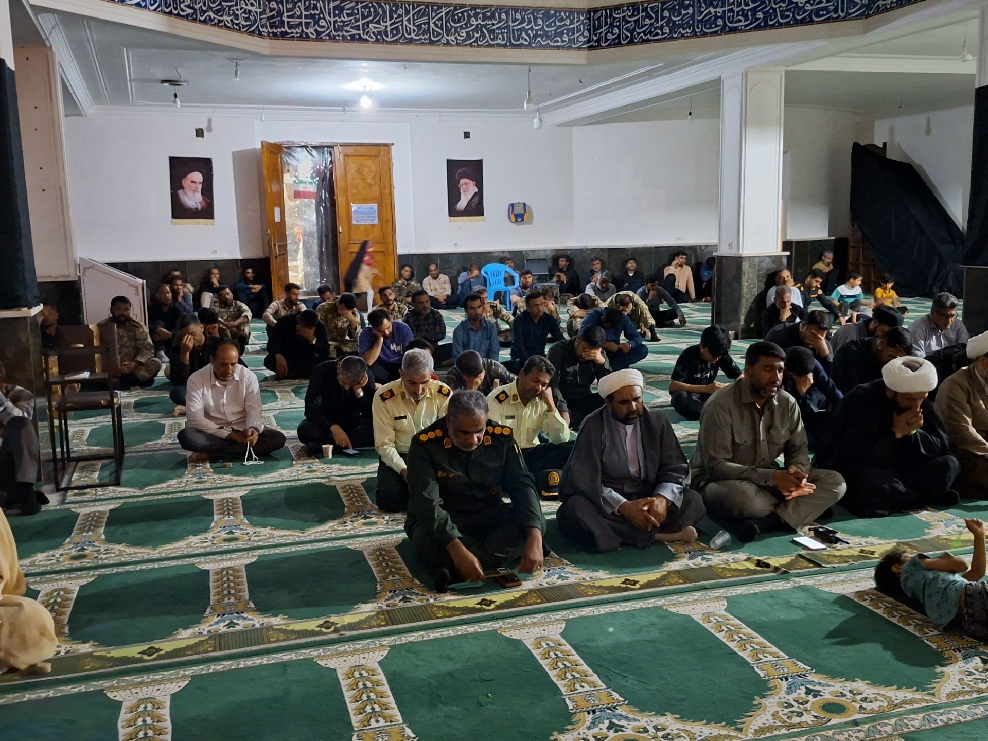 مراسم ارتحال حضرت امام خمینی (ره) در جزیره بوموسی 