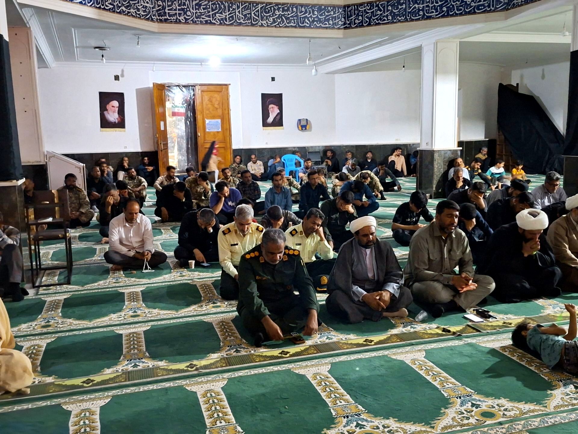 مراسم ارتحال حضرت امام خمینی (ره) در جزیره بوموسی 
