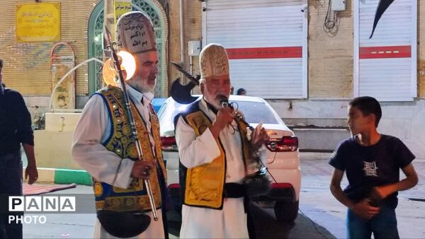 دسته عزاداری در نجف آباد 
