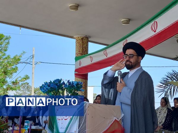 نواخته شدن زنگ سلامت در دبیرستان بهار آزادی 